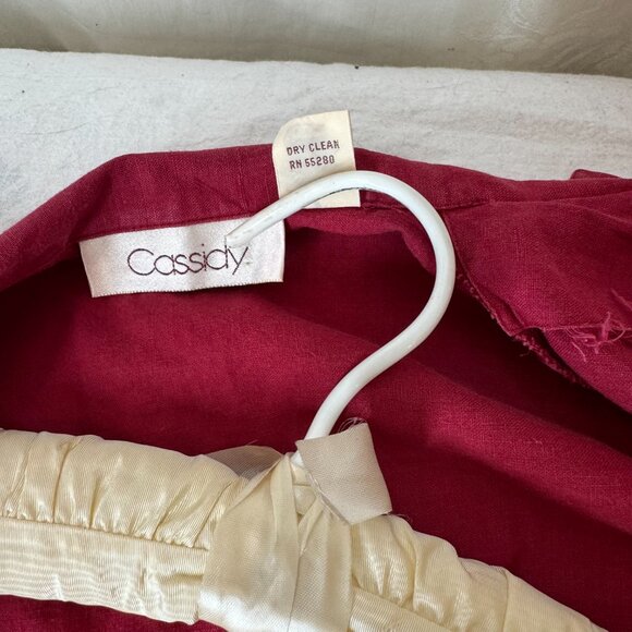 Vintage Cassidy Women's Linen Blend Button Down - Picture 6 of 10